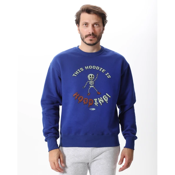 Unisex φούτερ μπλούζα BLUE HUNTER 113111030 μπλε
