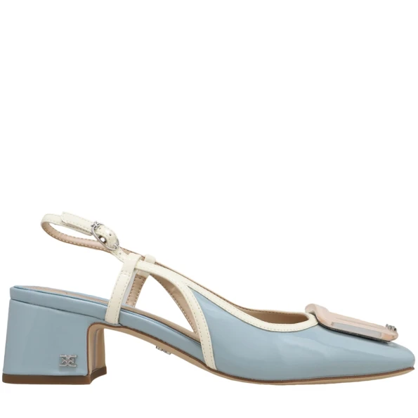 Γυναικείες slingback γόβες SAM EDELMAN I9553S1900 γαλάζιες