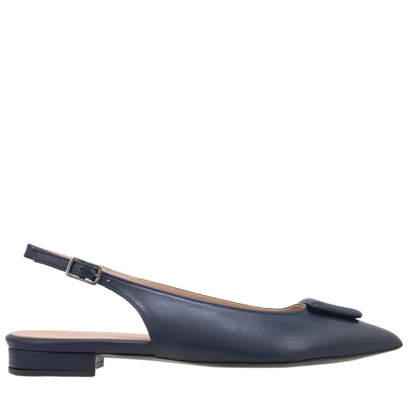 Γυναικεία flat slingback ΚΑΛΟΓΗΡΟΥ ΑΛΦΥ LEA  μπλε