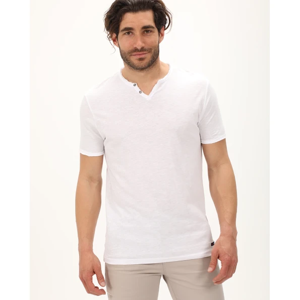 Aνδρικό t-shirt VAN HIPSTER 72256 λευκό