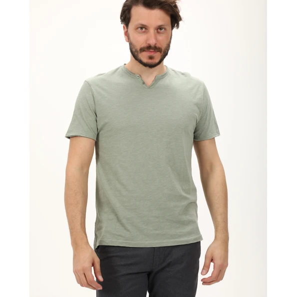 Aνδρικό t-shirt VAN HIPSTER 72256 πράσινο