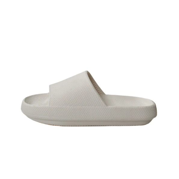 Unisex slides BODY ACTION 093507-01 εκρού