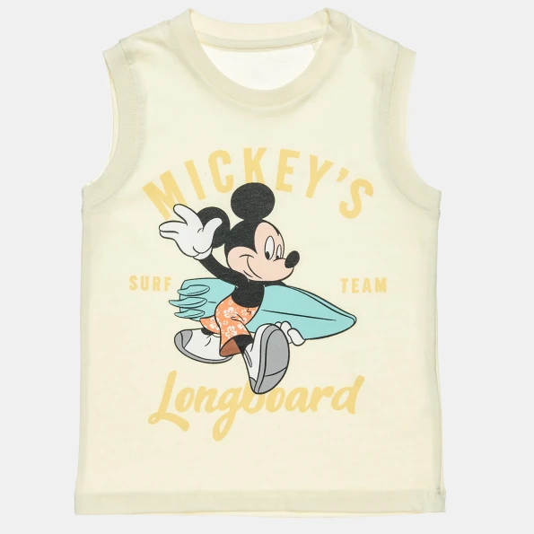 Παιδική μπλούζα Disney Mickey Mouse κίτρινη