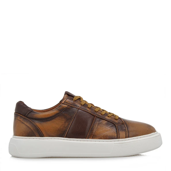 Ανδρικά casual sneakers GIOVANNI MORELLI R555B3062 καφέ ταμπά