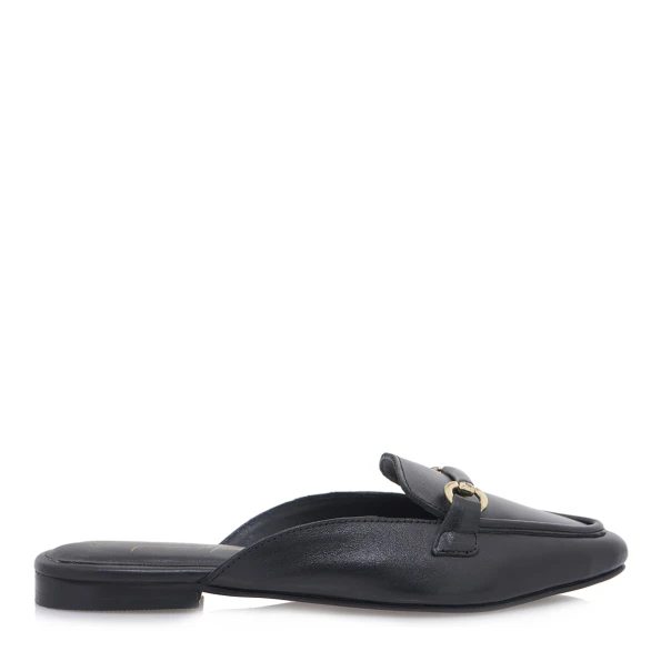 Γυναικεία flat mules GIOVANNI MORELLI S416G6221 μαύρα