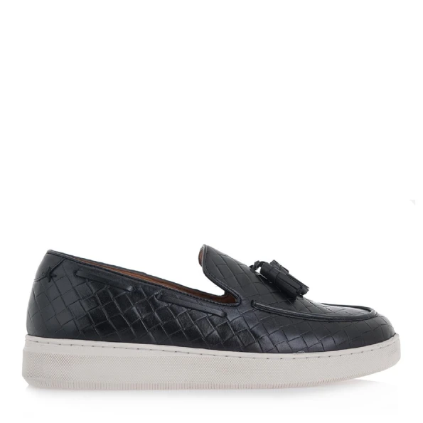 Ανδρικά loafers RENATO GARINI S540S3172 μαύρα
