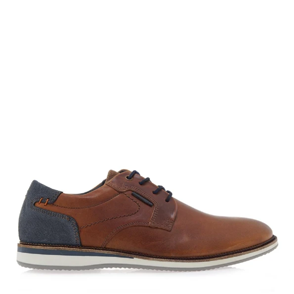 Ανδρικά casual δετά παπούτσια BULLBOXER S57750112 καφέ